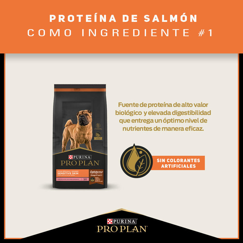 Pro Plan® Sensitive Skin Razas Medianas y Grandes