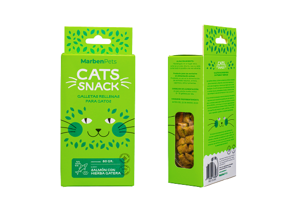 Cats Snack Salmón con Hierba Gatera