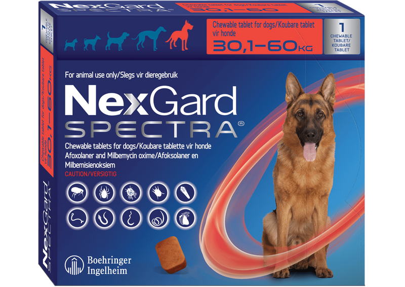 NexGard SPECTRA® 150/30 mg (30 - 60 Kg)
