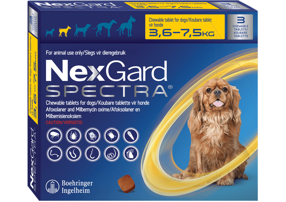 NexGard SPECTRA® 18.8/3.8 mg