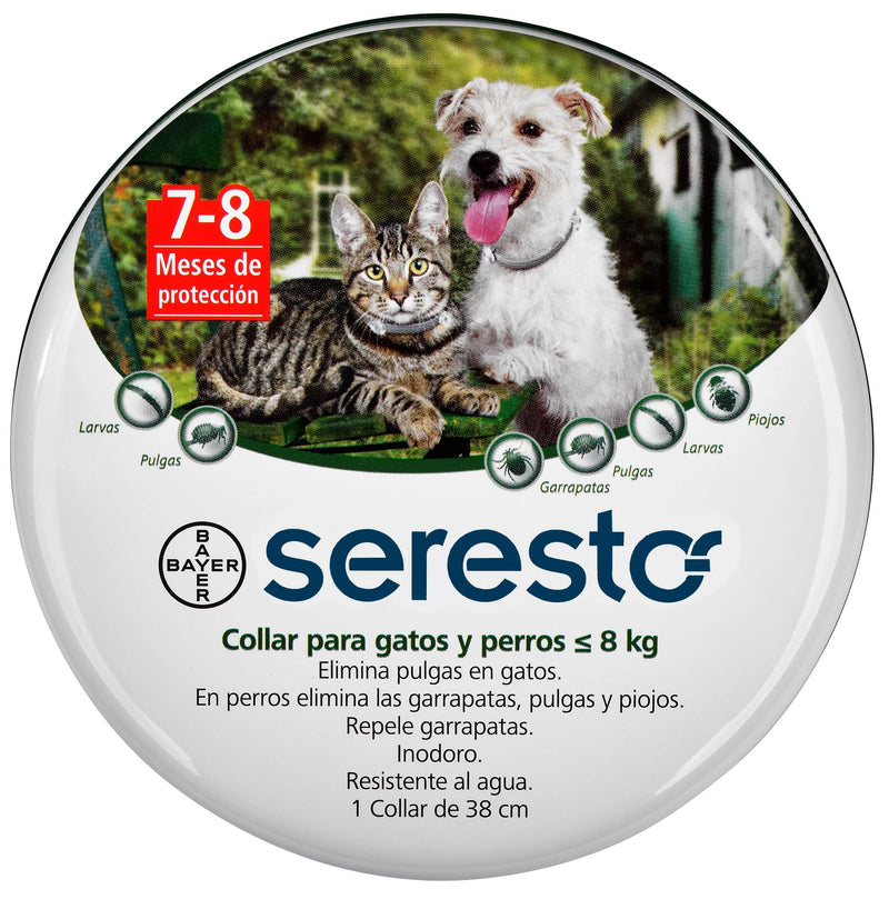 SERESTO® Perros y Gatos hasta 8 KG